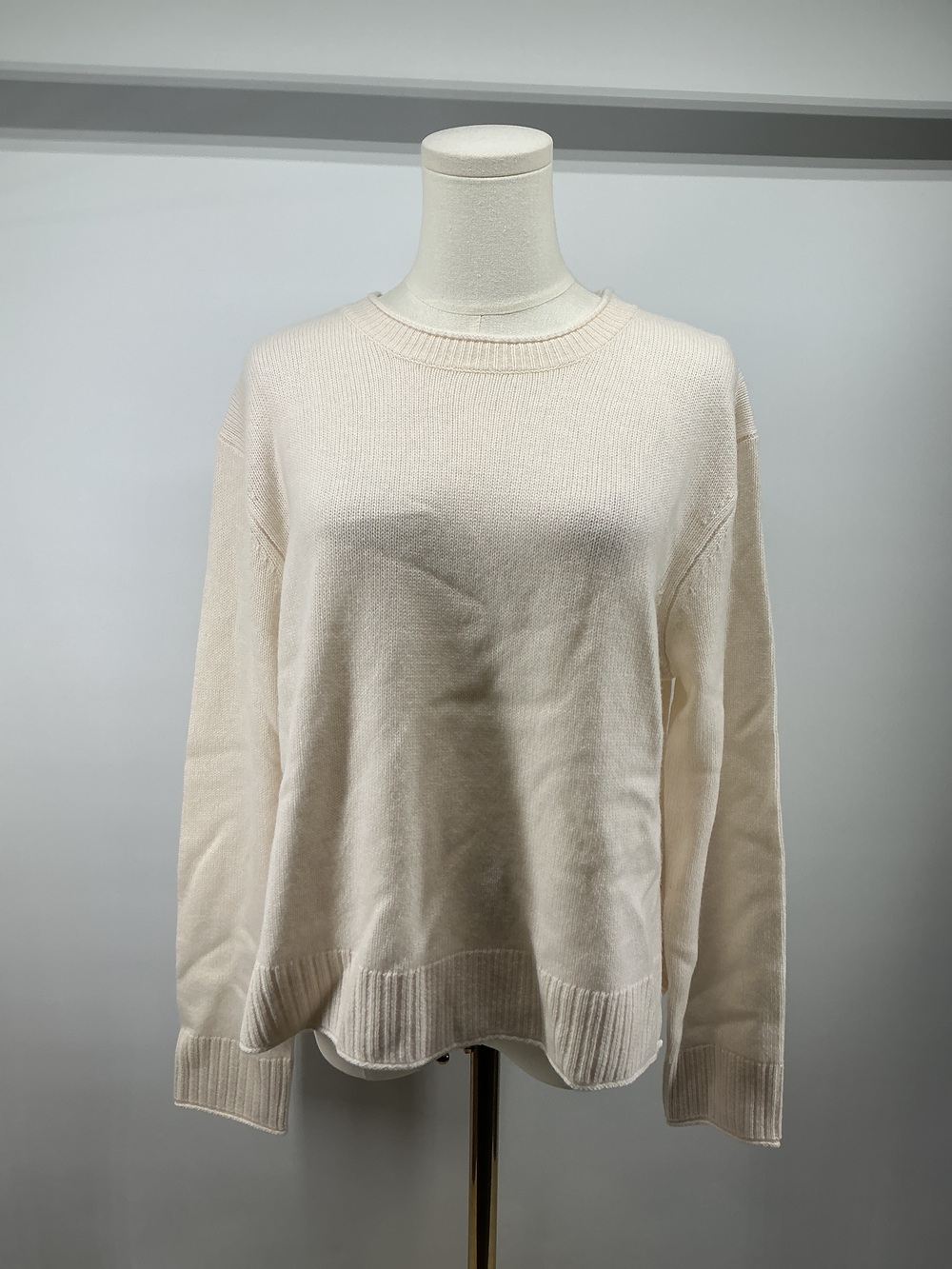 Mongolian Cashmere Boxy Crewneck Sweater